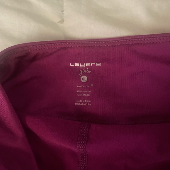 Pink athletic skirt - Picture 2 of 3